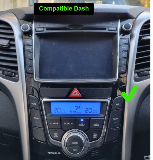 Hyundai i30 (with factory navi) 2013-2017 7" GPS Bluetooth Apple CarPlay Android Auto Stereo Screen