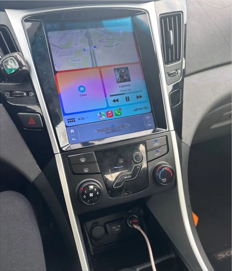 Hyundai i45 2009-2012 11.2" Tesla Style Stereo GPS BT wireless CarPlay Android Auto Radio