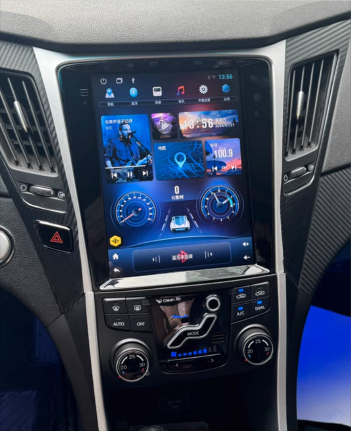 Hyundai i45 2009-2012 11.2" Tesla Style Stereo GPS BT wireless CarPlay Android Auto Radio