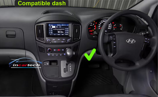 Hyundai iload 2015-2022 stereo facia 9 inch android  Double din 2 din fascia frame surround
