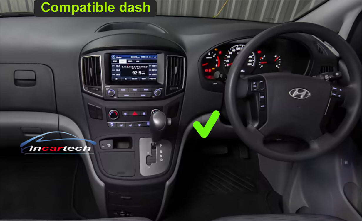 Hyundai imax 2015-2022 stereo facia 9 inch android  Double din 2 din fascia frame surround