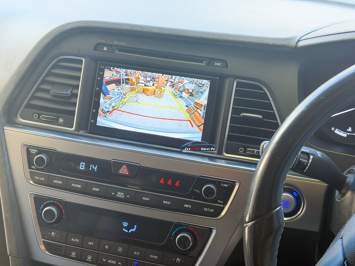 Hyundai Sonata 2014-2017 7" Wireless Apple CarPlay Android Auto Bluetooth Radio upgrade