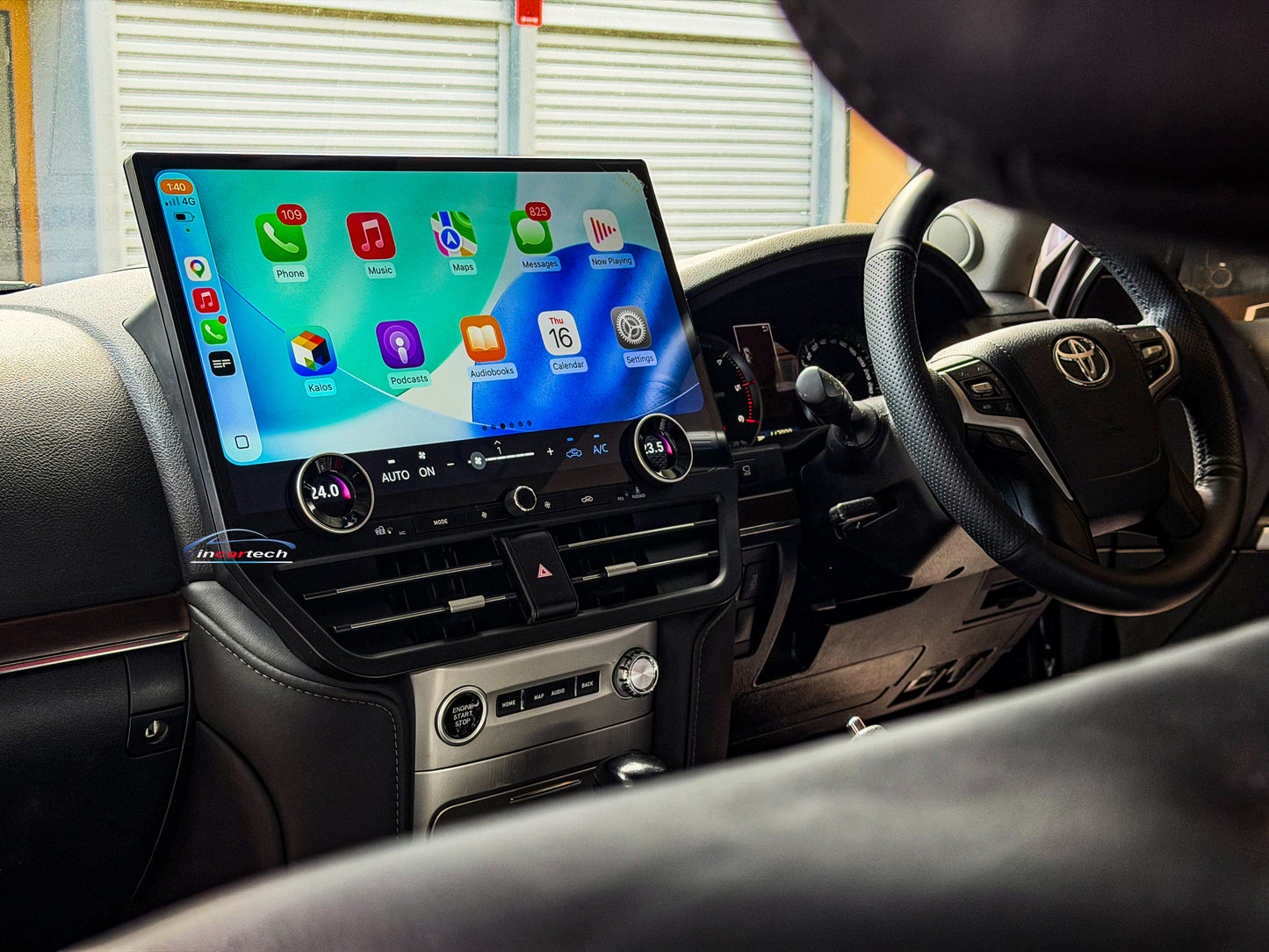 Toyota Landcruiser LC200 15-24 VX, Sahara 19.8" Screen GPS Wireless Apple CarPlay Android Auto Stereo Upgrade