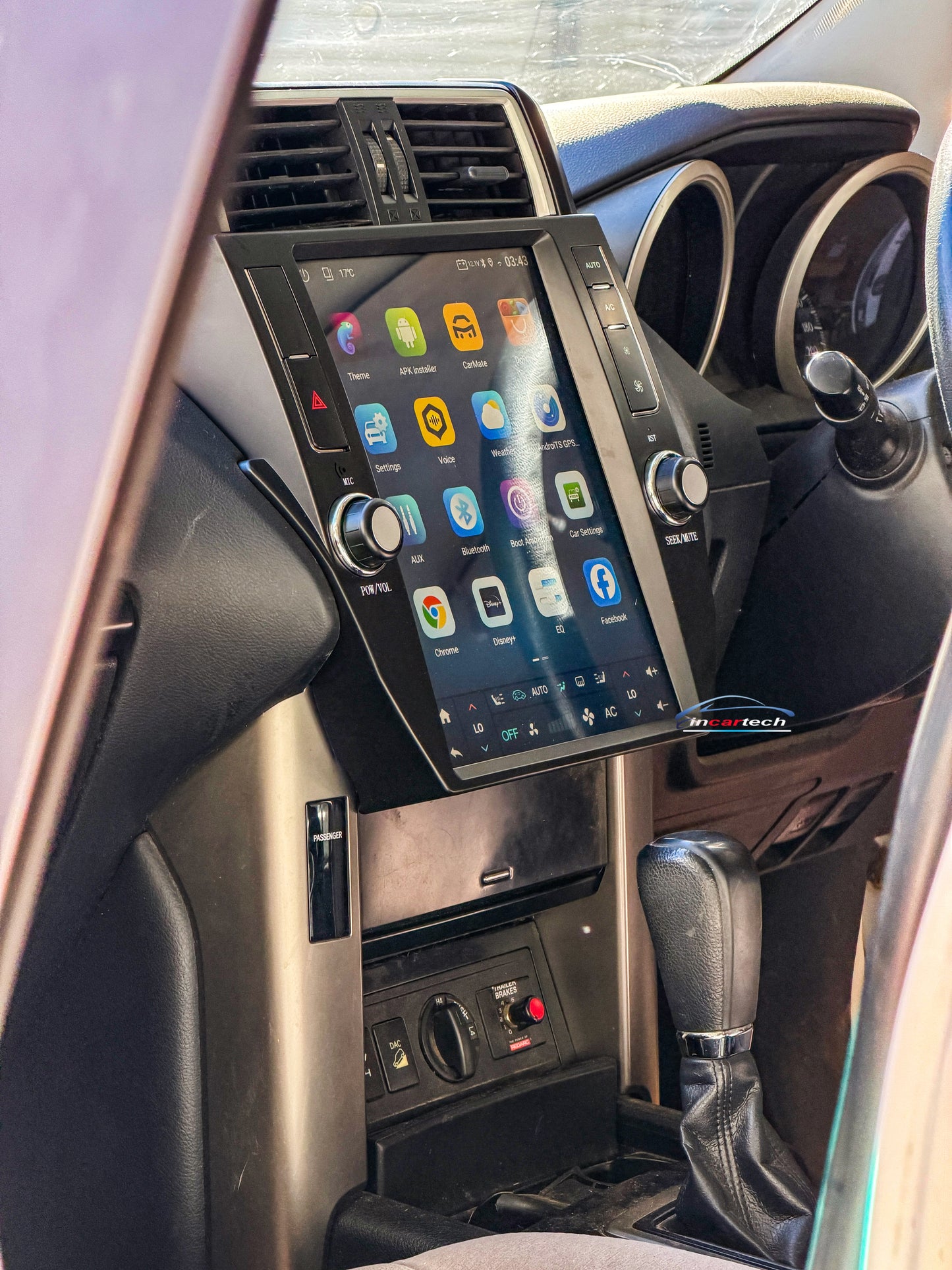 Toyota Prado 150 2009-2013 12.1" tesla Screen GPS Wireless Apple CarPlay Android Auto Stereo
