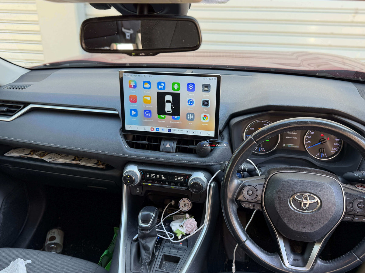 Suitable for Toyota Rav4 18-23 13.3" GPS Bluetooth Wireless Apple CarPlay Android Auto Stereo Support JBL 360