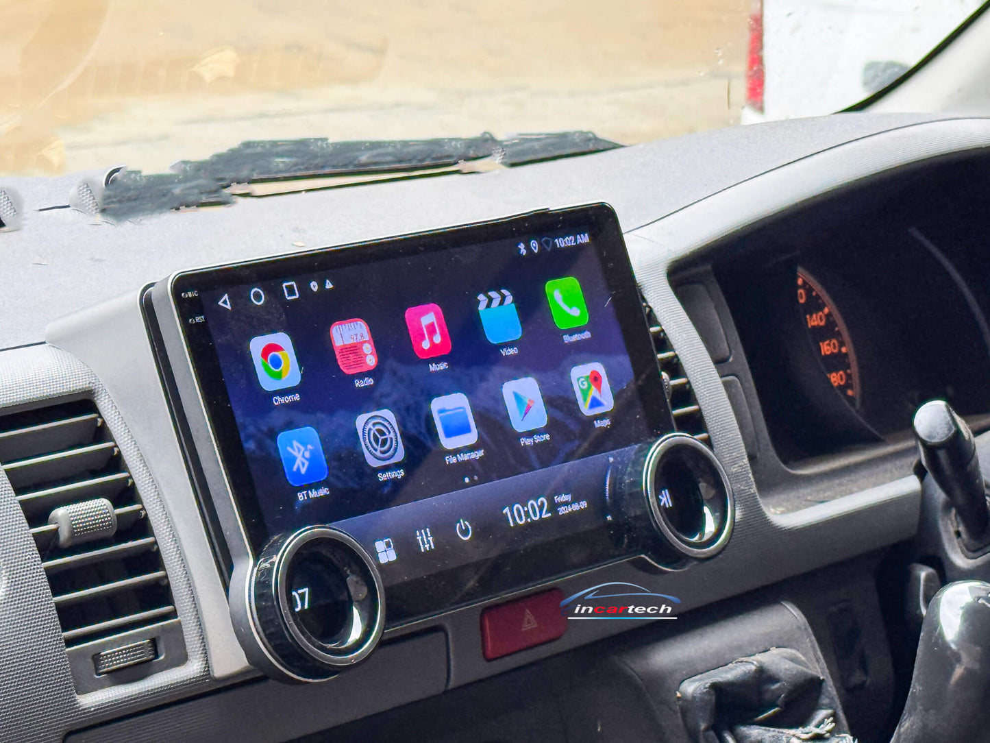 Toyota Hiace 2005-2019 10.1" GPS Bluetooth Wireless Apple CarPlay Android Auto Stereo Radio