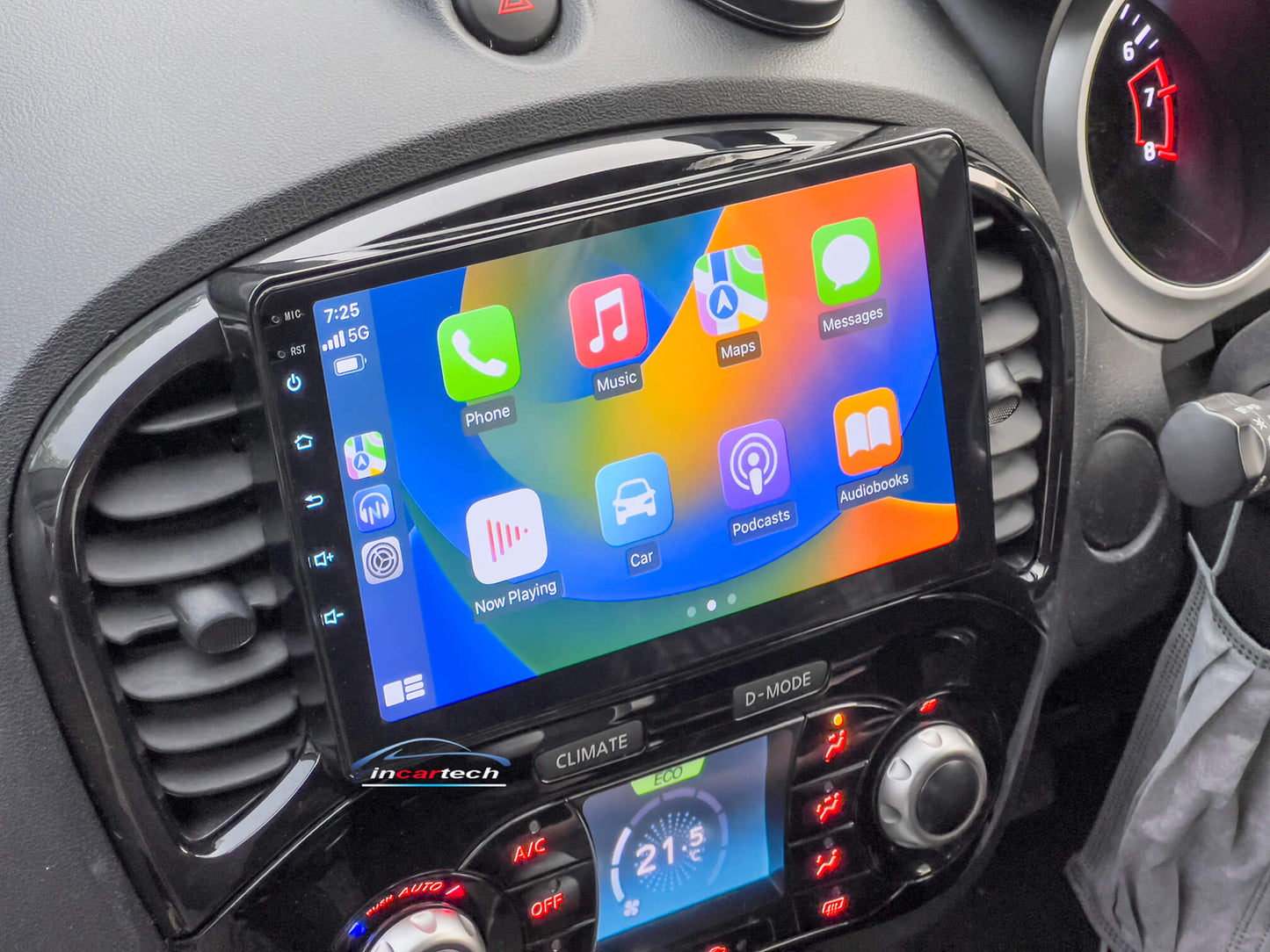 Nissan Juke 2010-2018 F15 GPS Wireless Apple Carplay Wired Android Auto Stereo Support 360