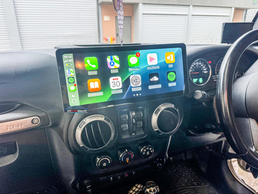 Jeep Wrangler 2007-2018 Wireless Apple Carplay Android auto Bluetooth Radio upgrade
