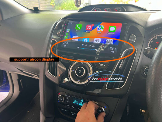 Ford Focus Wireless Apple CarPlay Android Auto Radio stereo GPS Camera 9" touchscreen 2012-2014