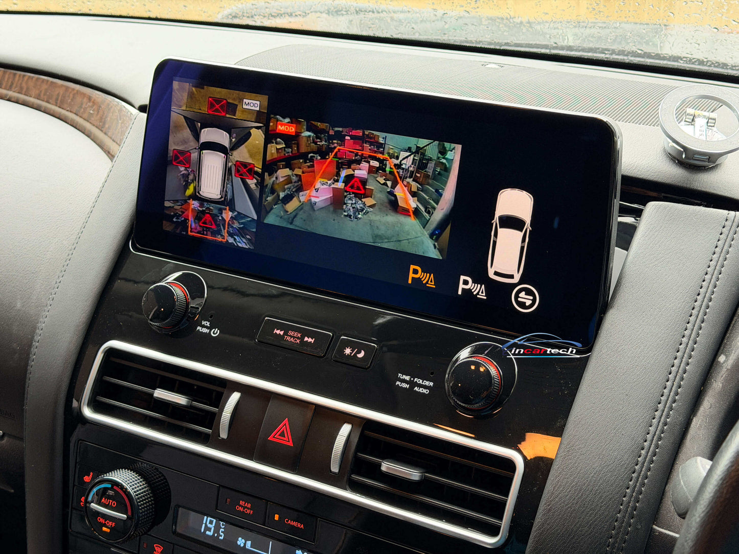 Nissan Patrol Y62 2010-2024 Black Panel 12.3 inch touchscreen upgrade Car stereo wireless Carplay android auto