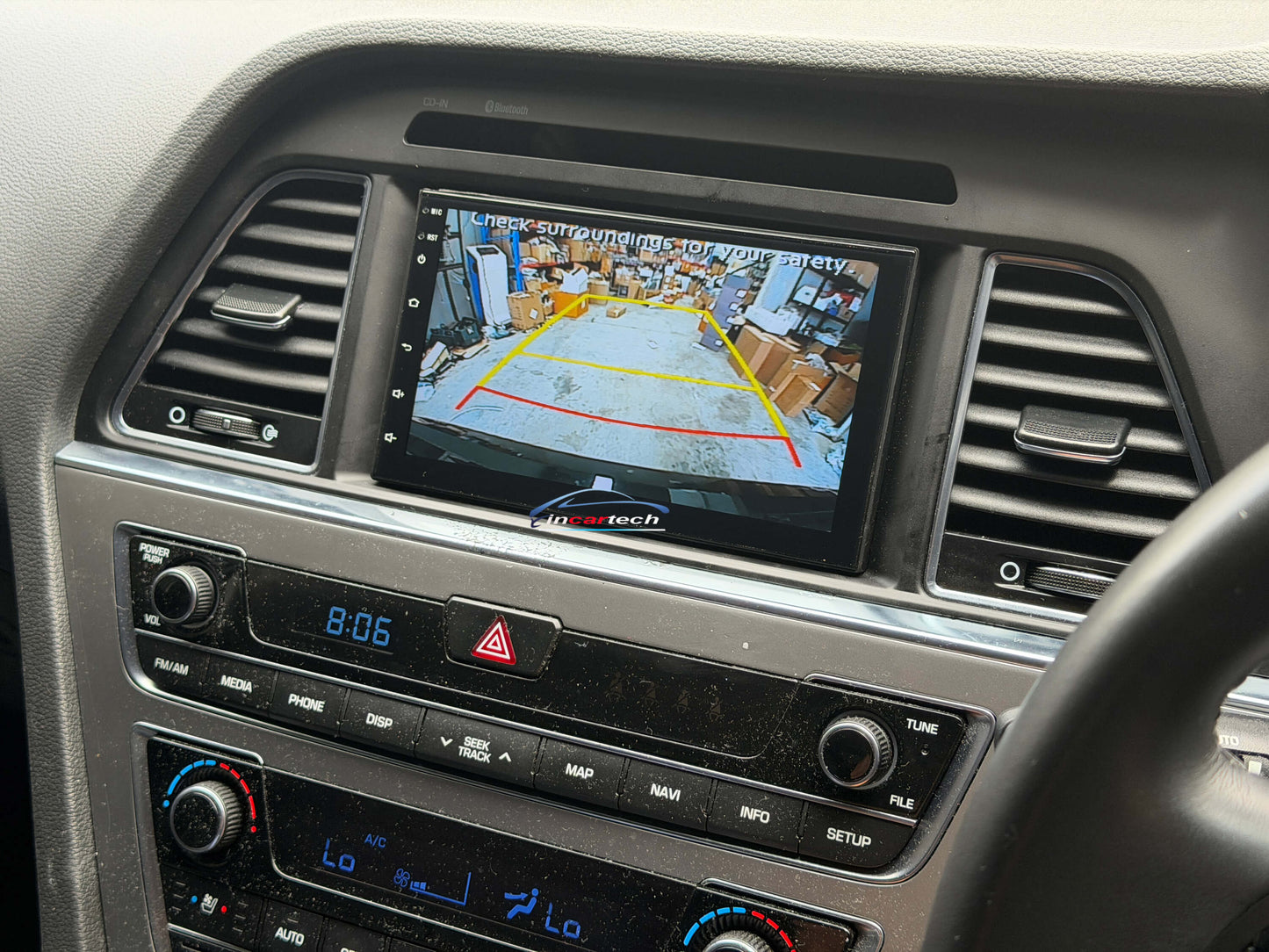 Hyundai Sonata 2014-2017 7" Wireless Apple CarPlay Android Auto Bluetooth Radio upgrade