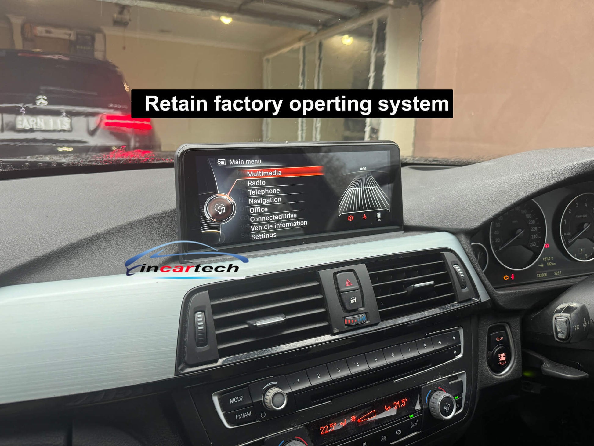 BMW 4 Series/M3 2010-2019 (F32 F33 F36 F82) 10.25 inch touchscreen aftermarket screen upgrade Car stereo wireless Carplay and wireless android auto