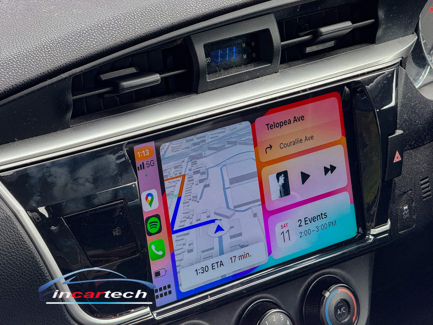 Toyota Corolla sedan 2013-2016 10" Wireless Carplay Android Auto GPS Stereo
