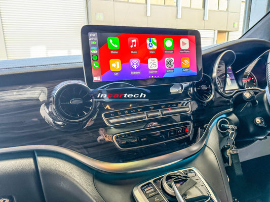 Mercedes Benz V CLASS 15-20 (W477) 12.3" touchscreen upgrade stereo wireless Carplay android auto