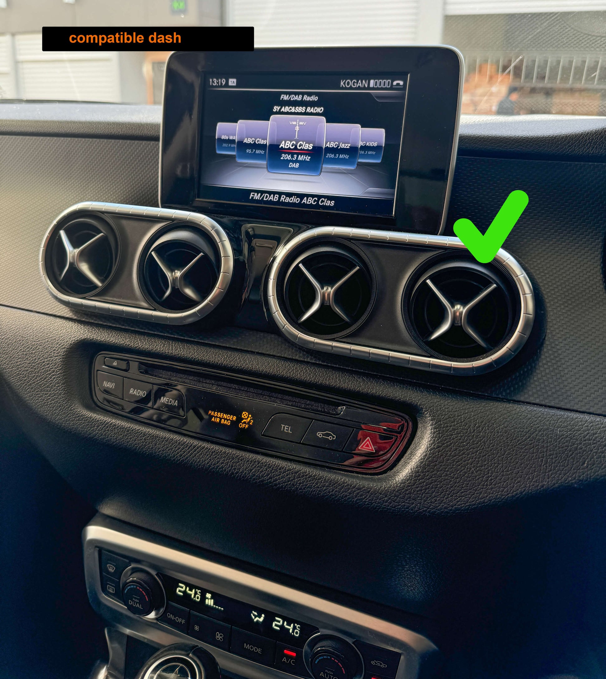 Mercedes Benz X CLASS 2015-2019 (W470) Add Wireless Carplay & Android Auto MMI Retrofit integration interface
