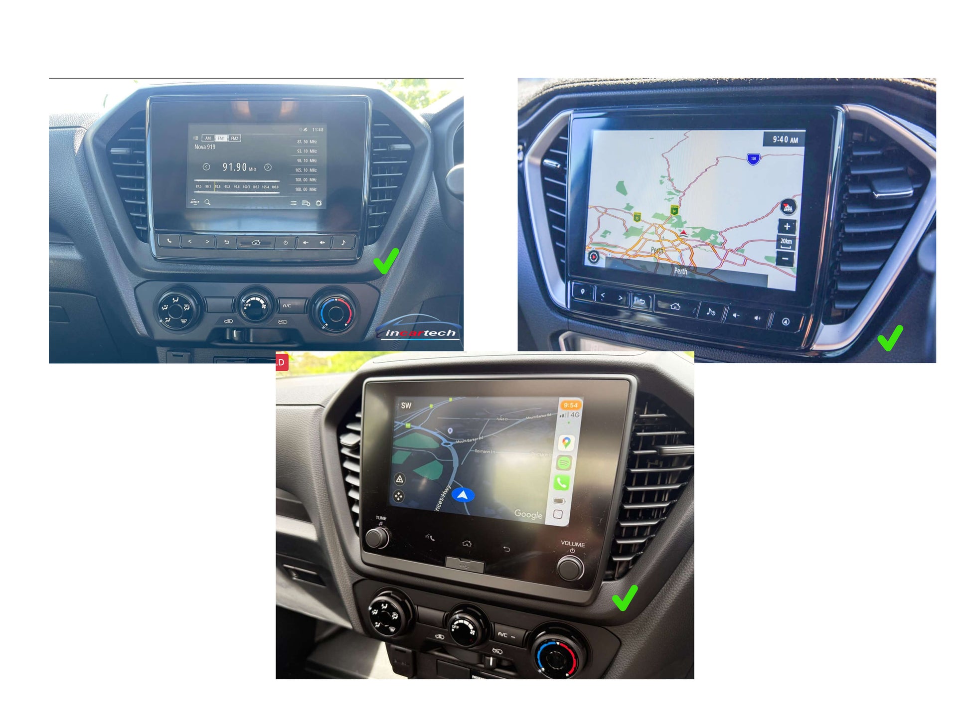 Isuzu DMAX/MUX 2020+ GPS 9" touchscreen Wireless CarPlay Android Auto Stereo