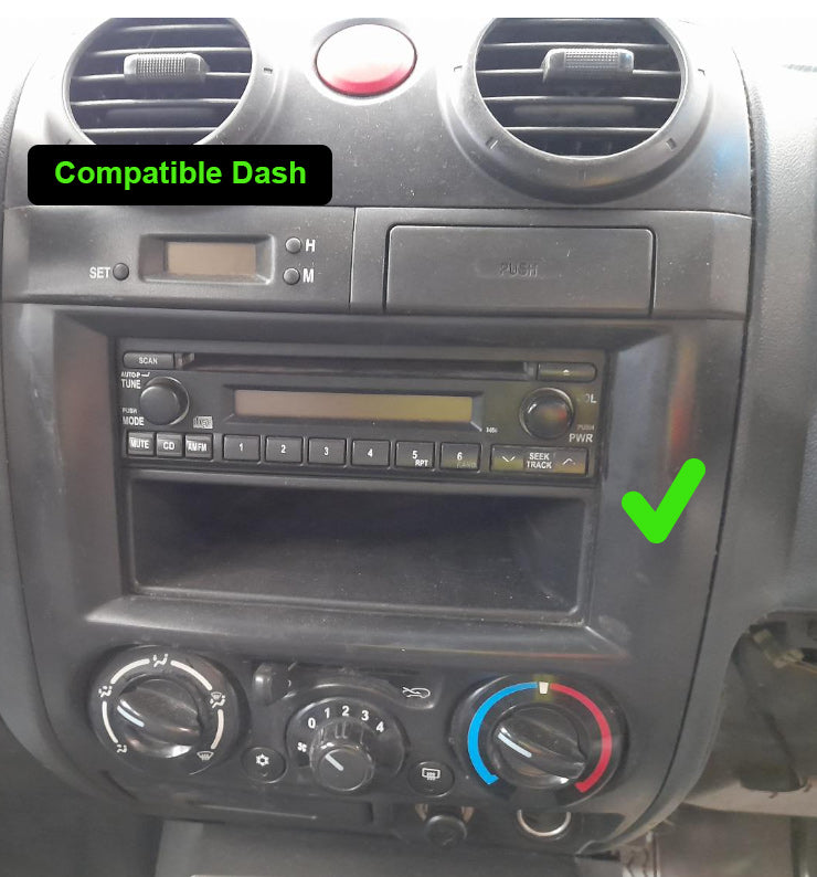 Isuzu Dmax 2009-2012 stereo facia 9 inch android  Double din 2 din fascia frame surround