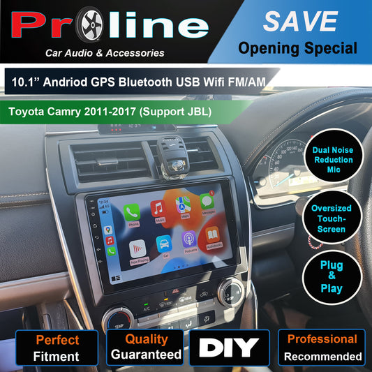 Toyota Camry 2011-2017 GPS Wireless Apple CarPlay Android Auto Stereo Radio Support JBL