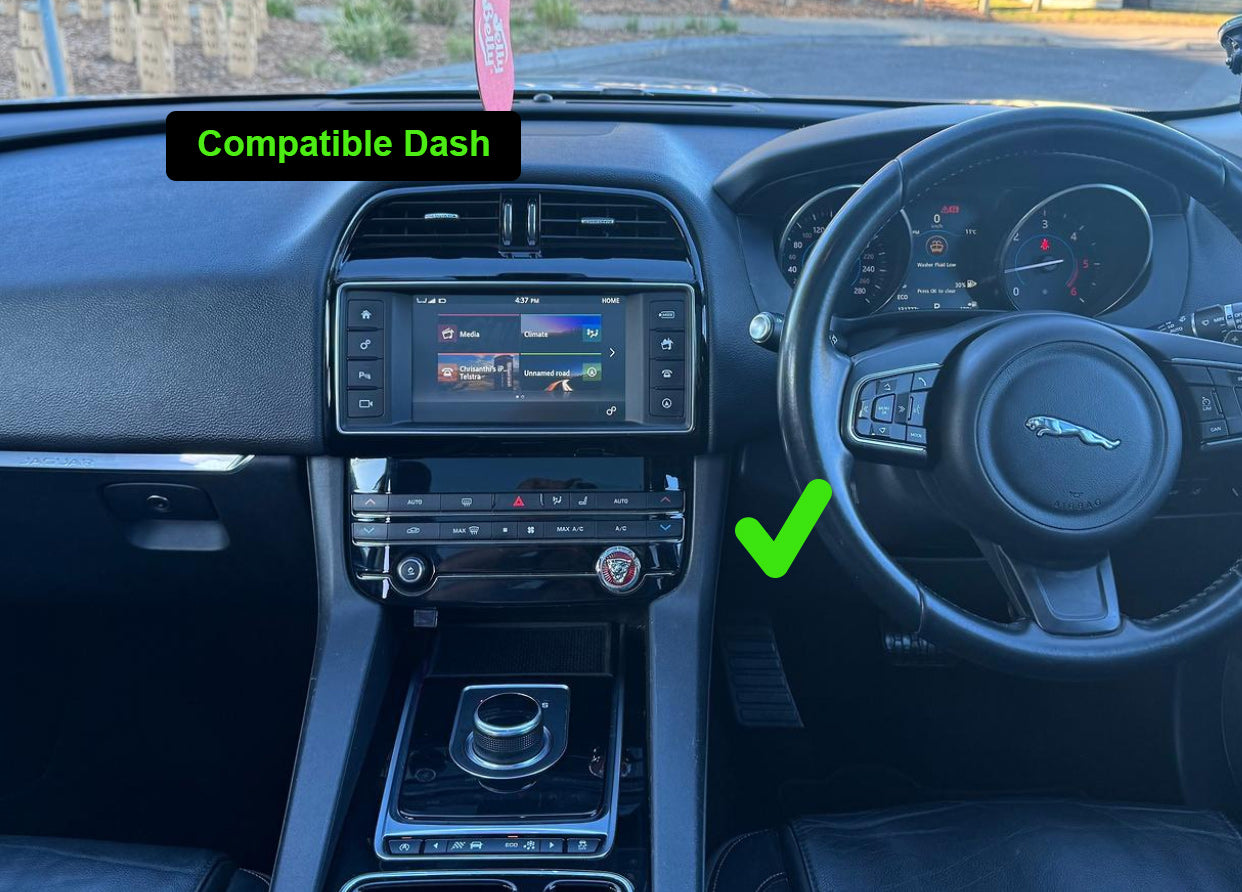 Jaguar F-PACE 2016-2020 Wireless CarPlay & Android Auto Interface | 2016–2017 (Harman 8”)
