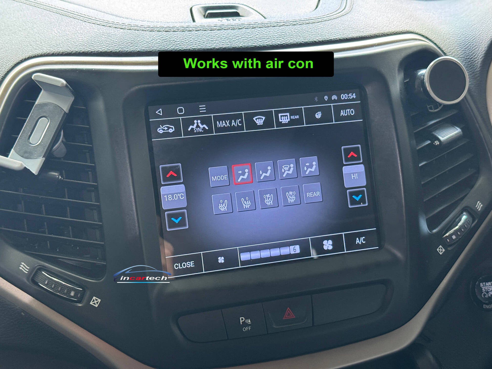 Jeep Cherokee 2015-2022 8.4“ Wireless Apple CarPlay Android Auto Bluetooth Radio upgrade