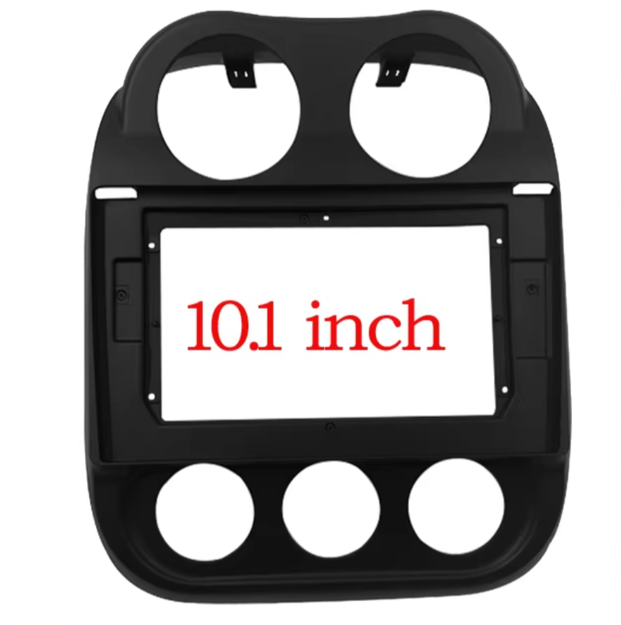 Jeep Compass 2010-2016 stereo facia 10 inch android  Double din 2 din fascia frame surround
