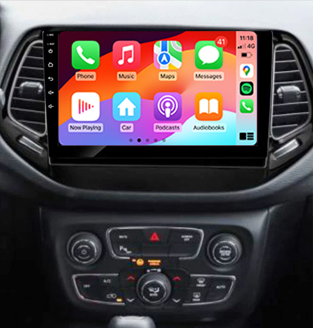 Jeep Compass 2016-2019 Wireless Apple CarPlay Android Auto Bluetooth Radio upgrade