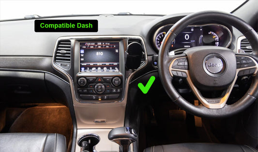Jeep Grand Cherokee srt 2014-2021 Add Wireless CarPlay & Android Auto Interface Module