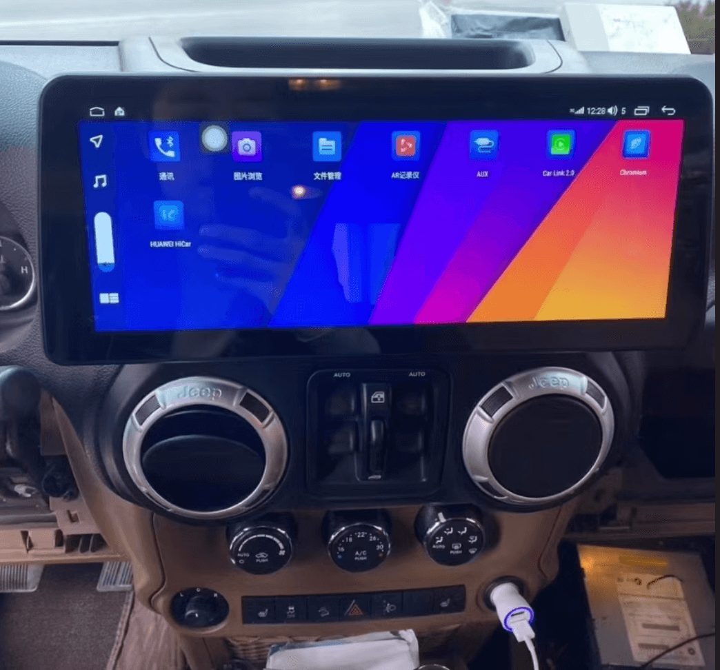 Jeep Wrangler 2007-2018 Wireless Apple Carplay Android auto Bluetooth Radio upgrade