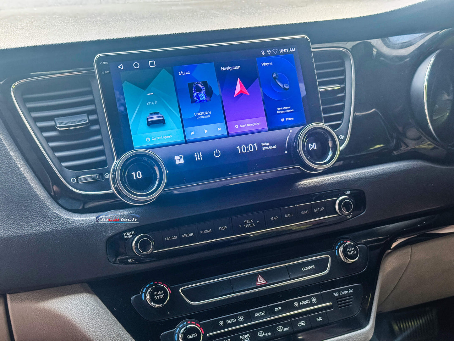 Kia Carnival 2015-23 infotainment Wireless Apple CarPlay Android auto GPS Bluetooth Stereo Radio