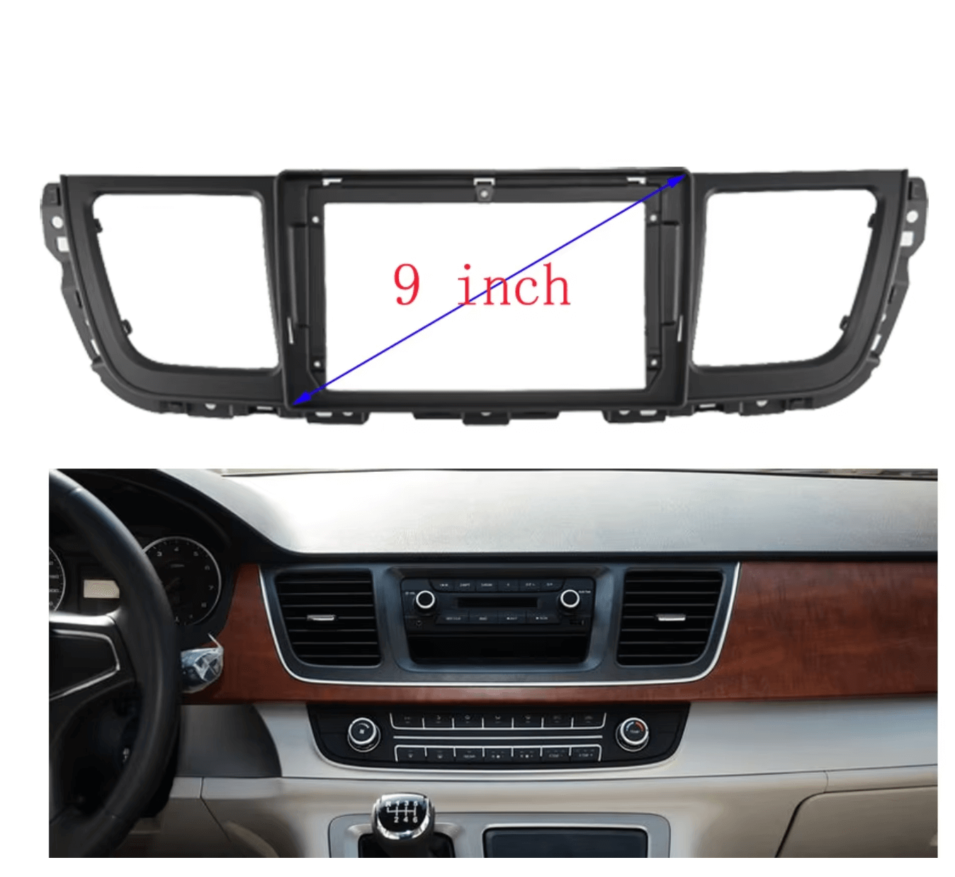 LDV G10 14-21 stereo facia 9 inch android  Double din 2 din fascia frame surround