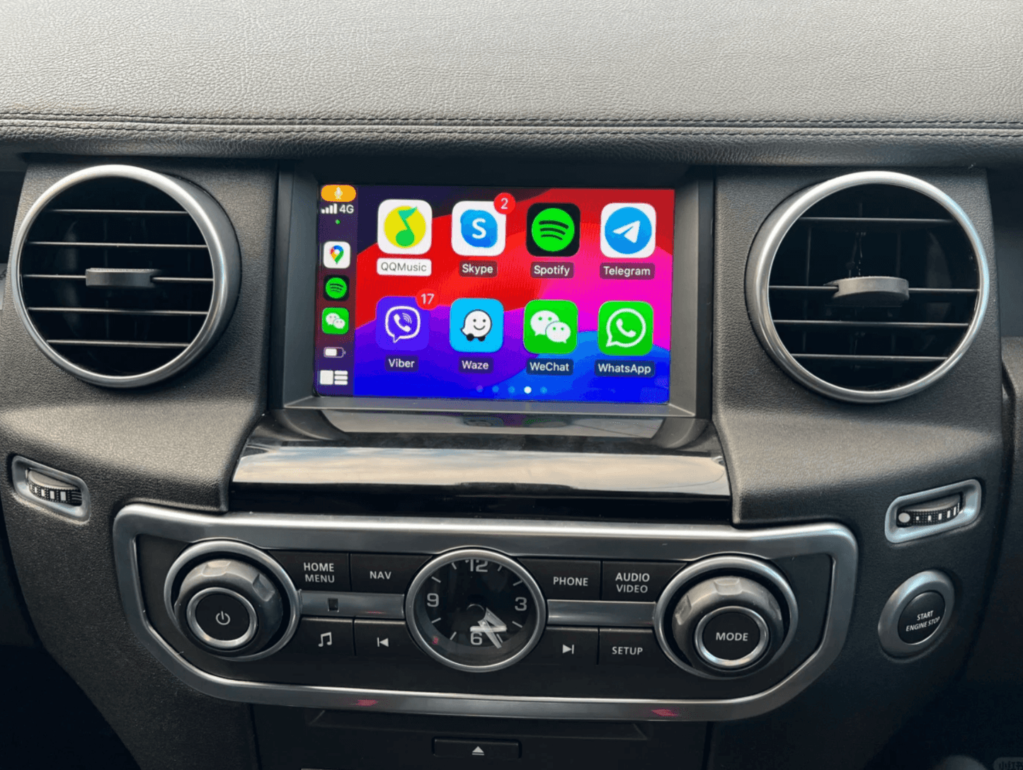 Land Rover Discovery 4 11-17 8” Harman radio Add Wireless CarPlay Android Auto Interface Retrofit