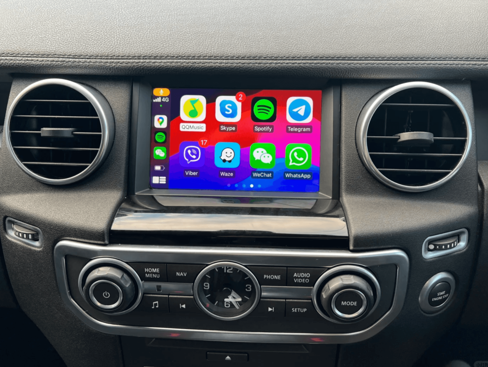 Land Rover Discovery 4 11-17 8” Harman radio Add Wireless CarPlay Android Auto Interface Retrofit