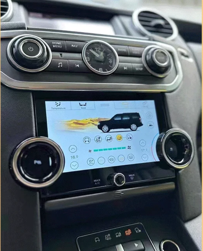 Land Rover Discovery 4  7" Landrover LR4 AC Panel Air conditioning climate control LCD screen HD touch stereo display