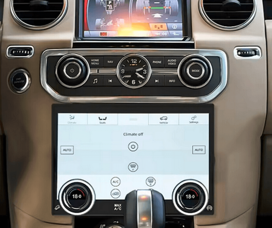Land Rover Discovery 4  7" Landrover LR4 AC Panel Air conditioning climate control LCD screen HD touch stereo display