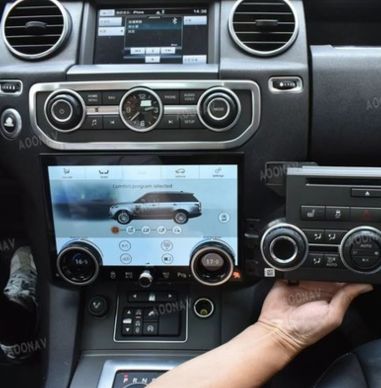 Land Rover Discovery 4  7" Landrover LR4 AC Panel Air conditioning climate control LCD screen HD touch stereo display