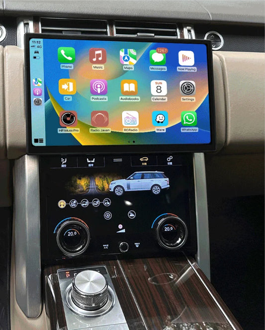 Land Rover Range Rover Sport L494 2013-2018 13.3 inch wireless CarPlay and wireless Android Auto+ Air con panel package