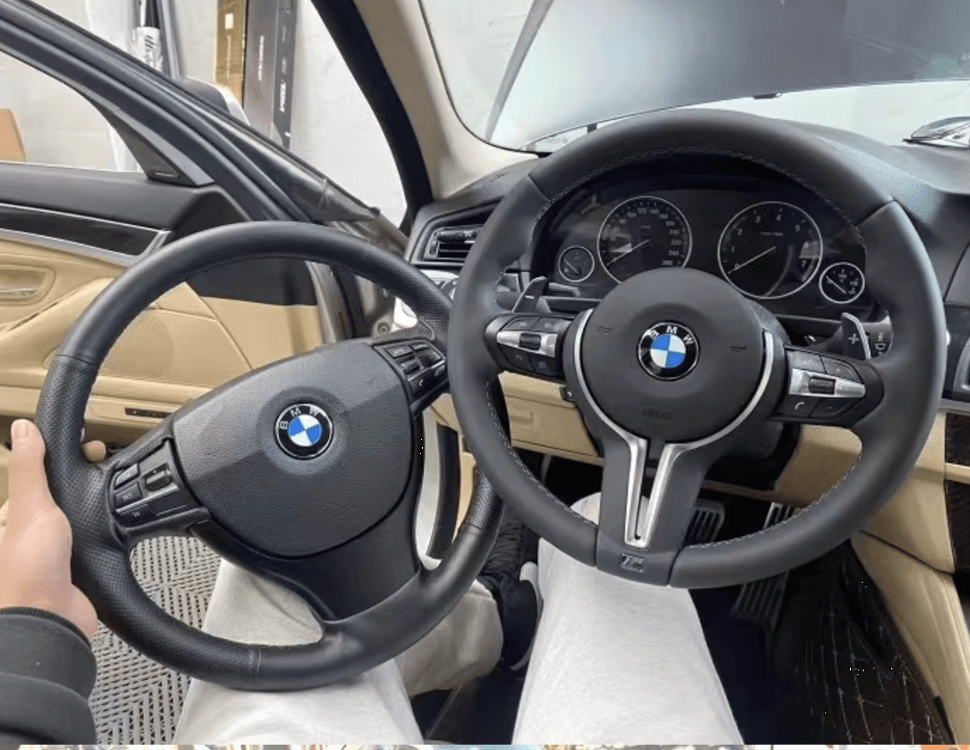 Leather Car Steering Wheel For BMW M M3 M5 M6 F01 F02 F06 F07 F10 F11 F12 F13 F30 F32 F80 F91 E90 E91 E92 Car Accessories , Leather Steering Wheel Cover, Genuine Leather Steering Wheel, Custom Leather Steering Wheel, Premium Leather Car Steering Wheel, Car Steering Wheel Accessories, Steering Wheel Leather Wrap, Automotive Leather Steering Wheel, Luxury Car Steering Wheel Cover, Steering Wheel Protection Leather, Car Interior Leather Upgrades