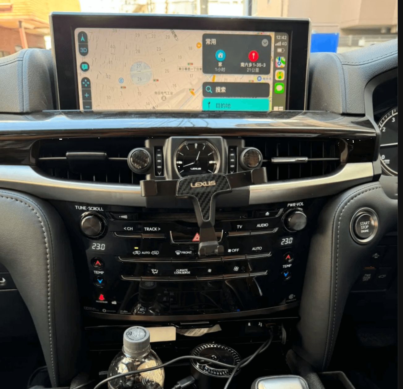 Lexus LX570 2016-2019 Add Wireless CarPlay & Android Auto MMI Retrofit Integration Interface