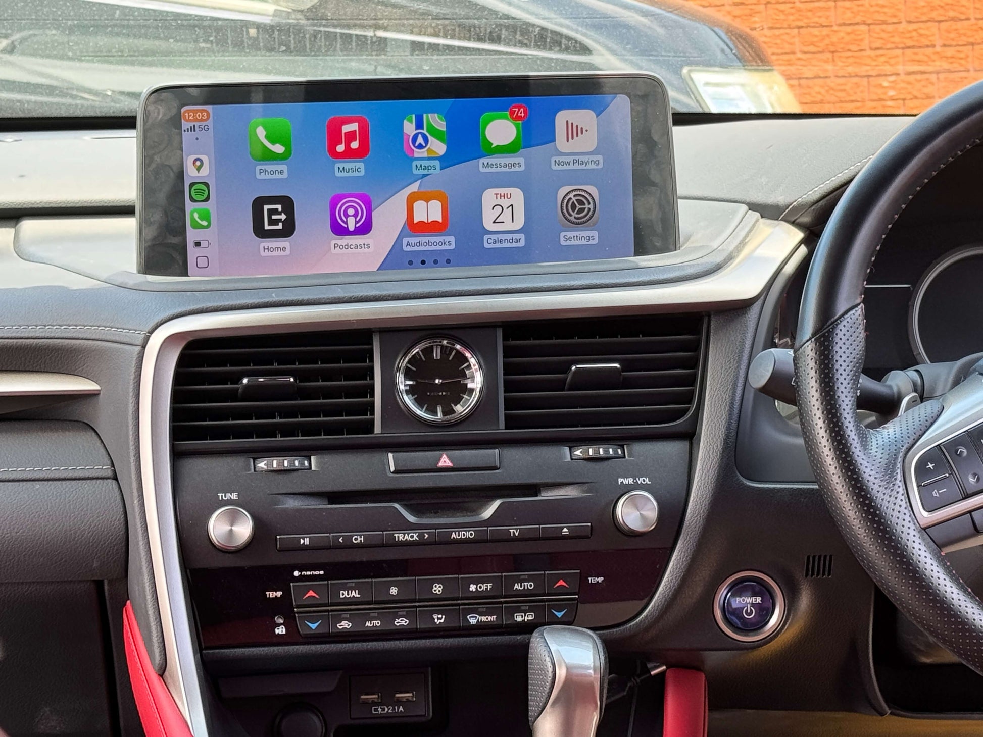 Lexus RX 2015-2019 Japanese imported Add Wireless CarPlay & Android Auto MMI Retrofit integration interface Moduel