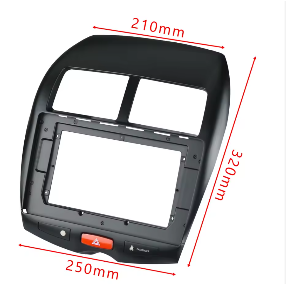MITSUBISHI ASX 2010-2019 stereo facia 10 inch android  Double din 2 din fascia frame surround