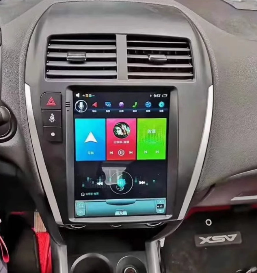 MITSUBISHI ASX 2010-2019 stereo facia 9.7 inch android fascia frame surround