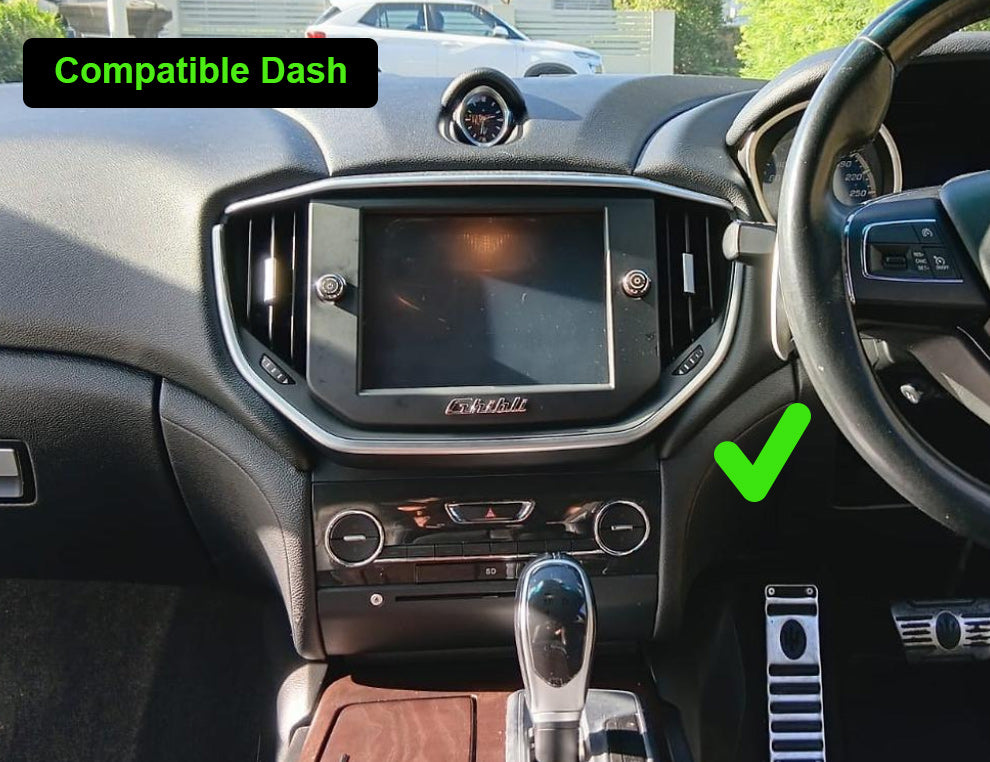 Maserati Ghibli 2014+ Wireless Apple CarPlay Android Auto Headunit Radio upgrade