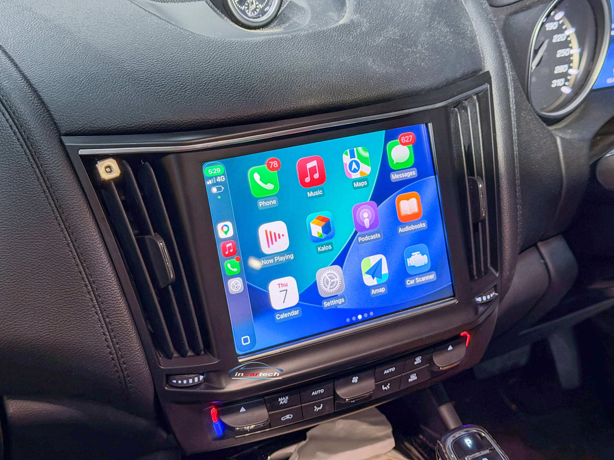 Maserati Ghibli 2014+ Wireless Apple CarPlay Android Auto Headunit Radio upgrade, Maserati Levante Wireless Apple CarPlay Android Auto Headunit Radio upgrade