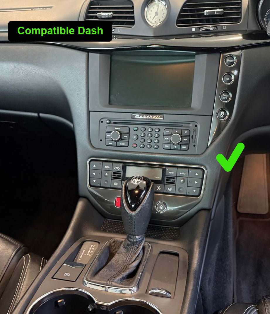 Maserati GranTurismo 07-16 Wireless Apple CarPlay Android Auto Headunit Radio upgrade