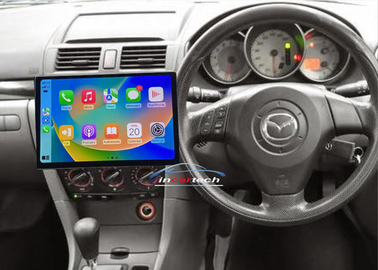 Mazda 3 2003-2008 BK 13.3" Touchscreen Stereo wireless carplay android auto GPS Bluetooth Sat Nav