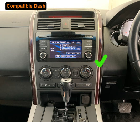 Mazda CX9 2007-2015 stereo facia suit both 10 inch android and 7 inch Double din 2 din fascia frame