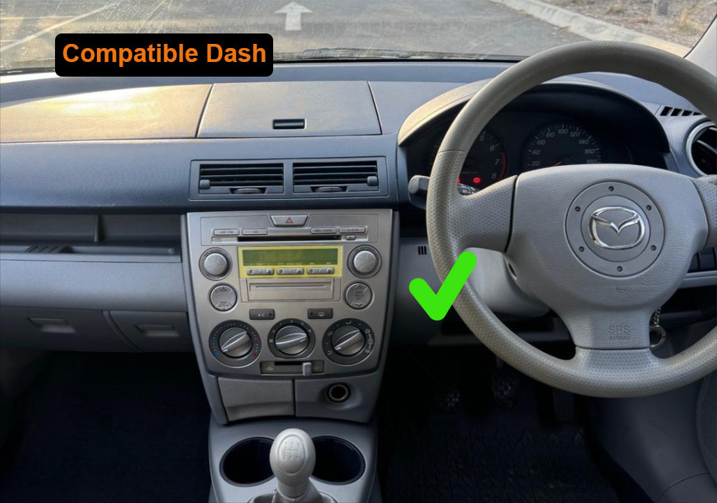 Mazda 2 2002-2006 stereo facia suit both 9 inch android fascia frame