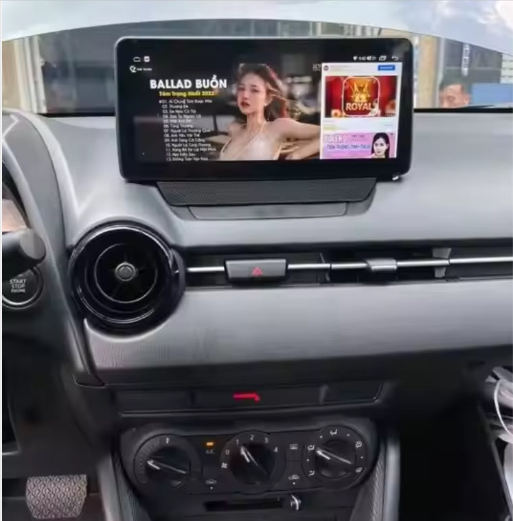 Mazda 2 2015-2019 10" Wide Touchscreen GPS Wireless Apple Carplay Android Auto Stereo deck