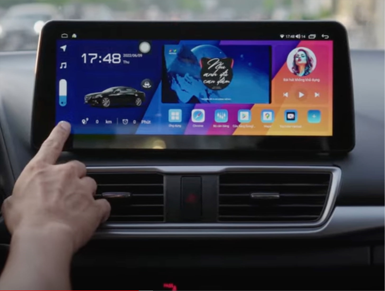 Mazda 3 13-18 BM 12.3" Wide Touchscreen Wireless CarPlay Android auto Stereo