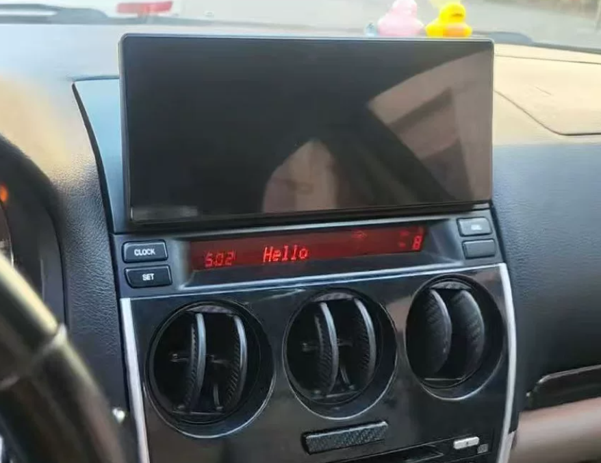Mazda 6 2002-2008 12.3 inch GG GY Radio GPS wireless CarPlay Android Auto Top mount Head Unit stereo